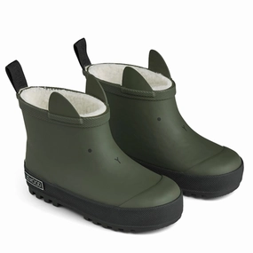 Liewood Jesse Thermo Rain Boots Hunter Green/Black Mix Kids Thermo Boots discount price