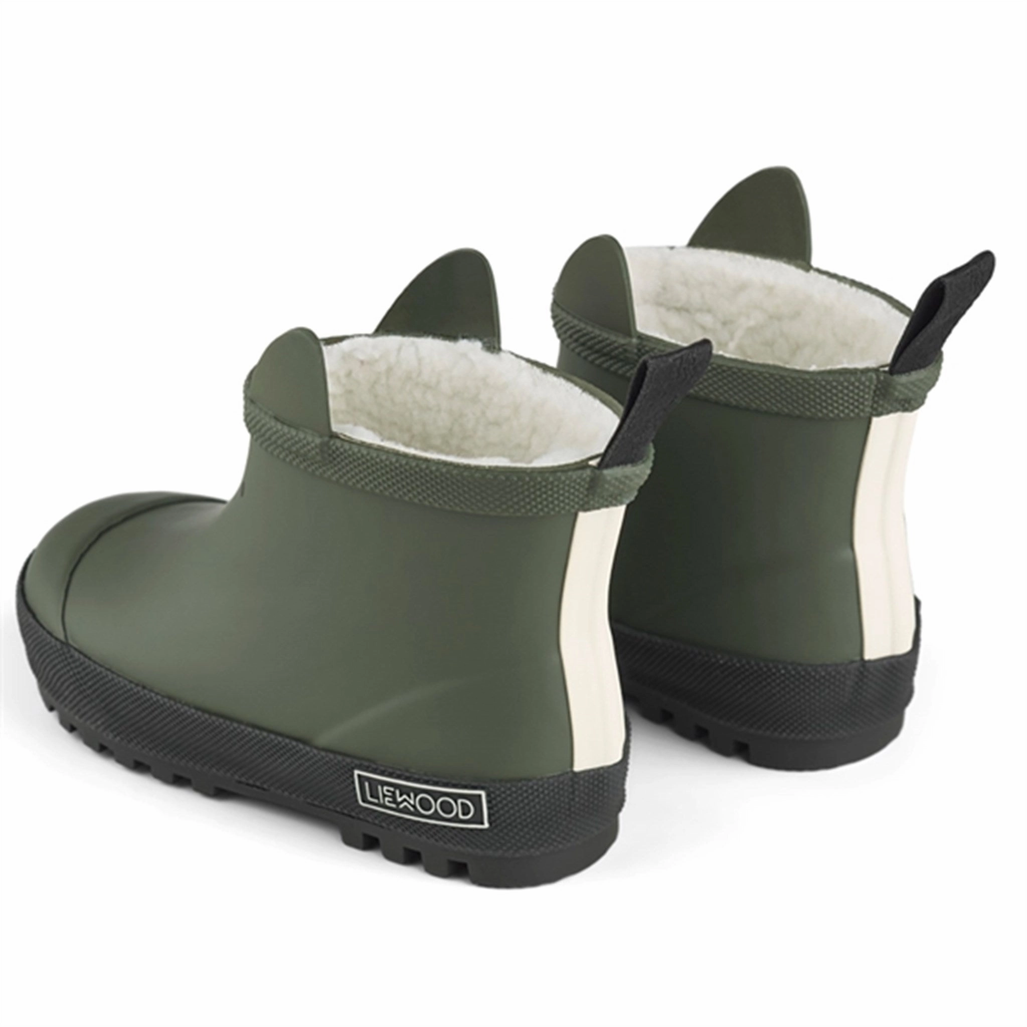 Liewood Jesse Thermo Rain Boots Hunter Green/Black Mix