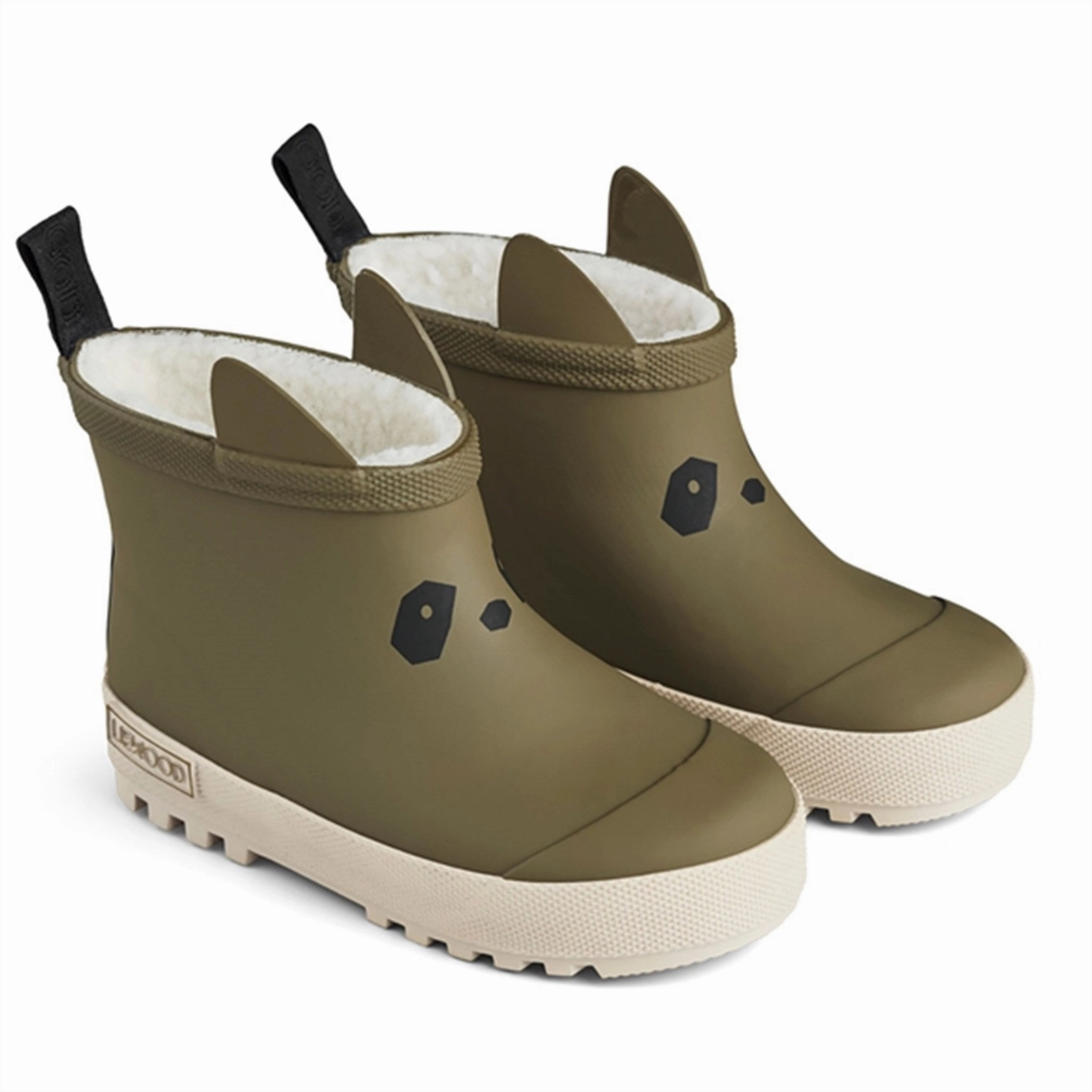 Liewood Jesse Thermo Rain Boots Khaki Sandy Mix Kids Thermo Boots discount price