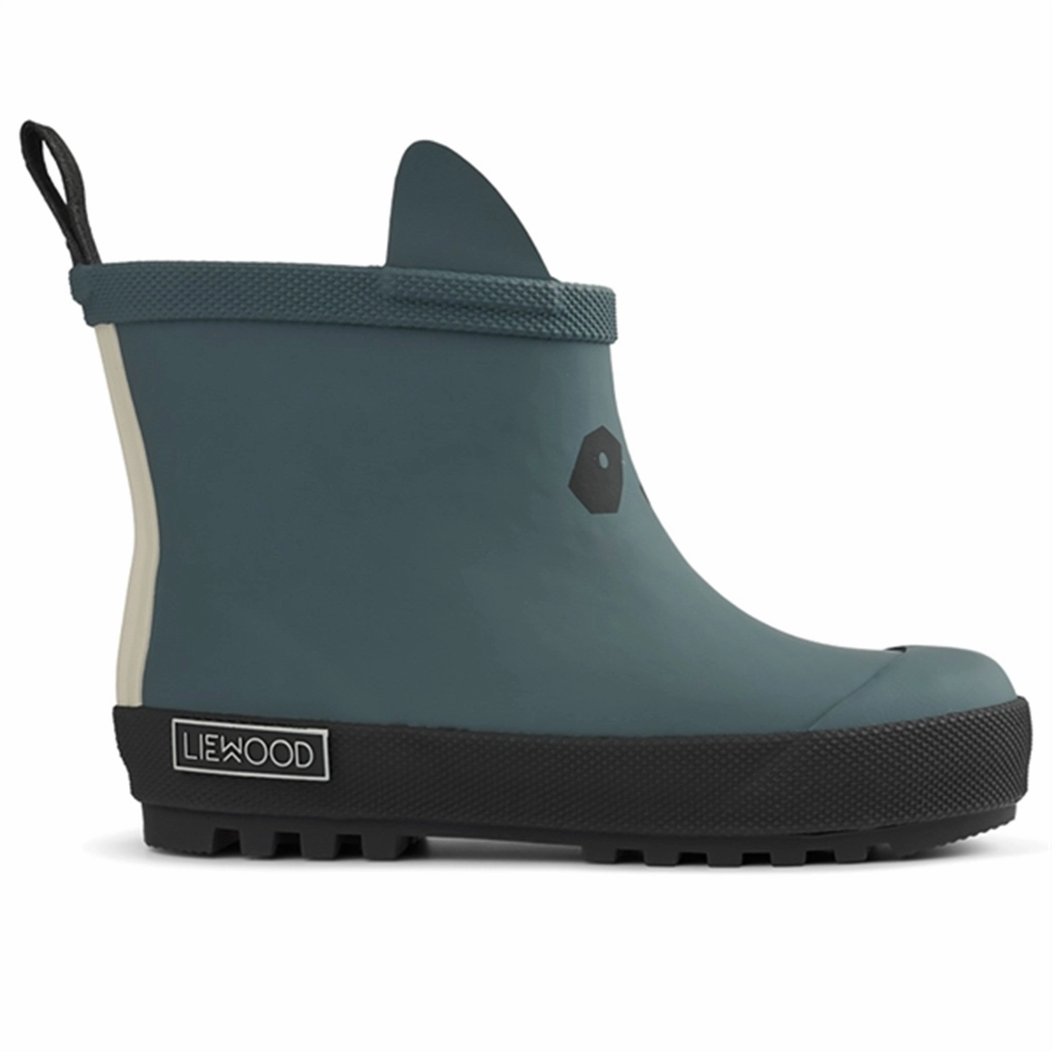 Liewood Jesse Thermo Rain Boots Whale Blue/Black Mix