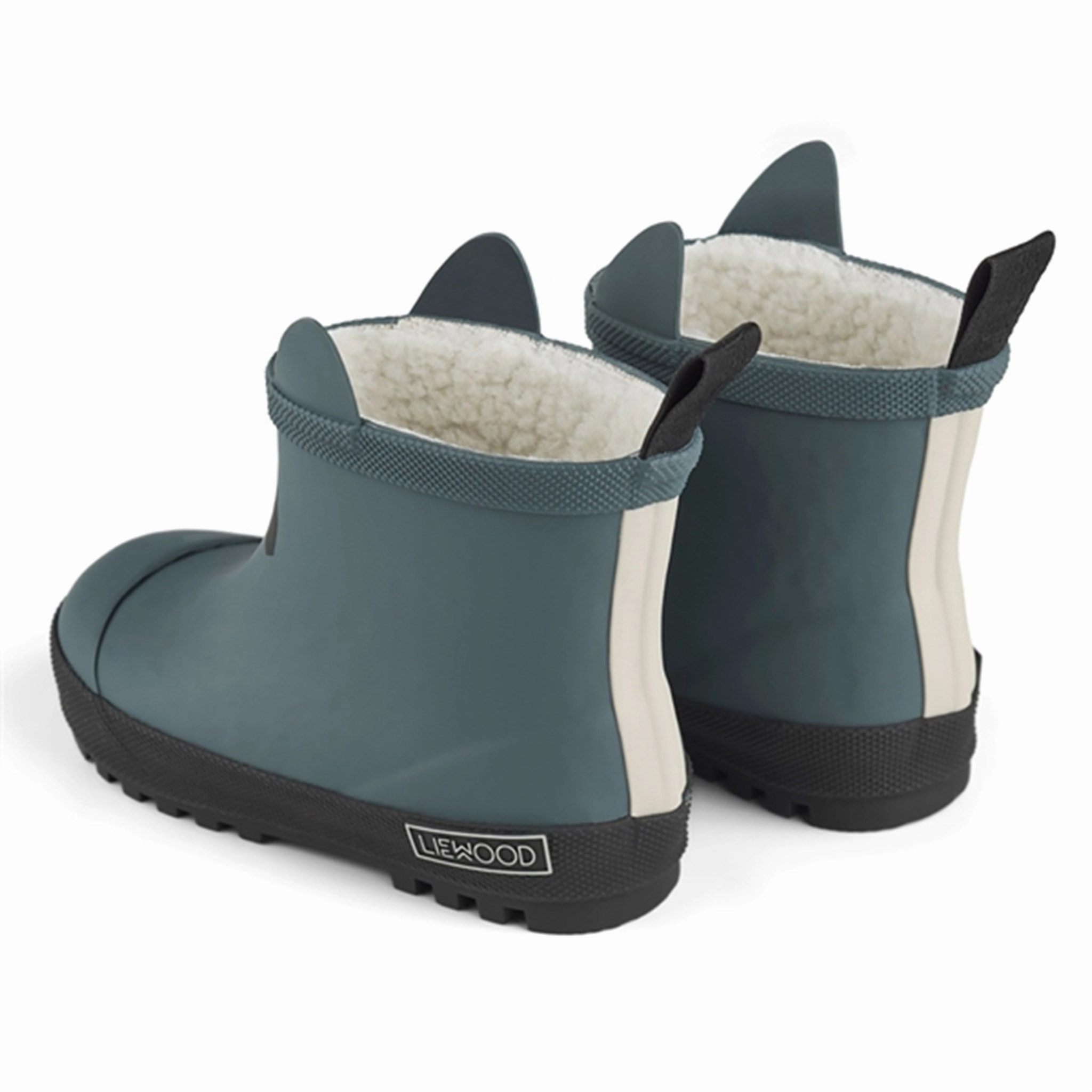 Liewood Jesse Thermo Rain Boots Whale Blue/Black Mix