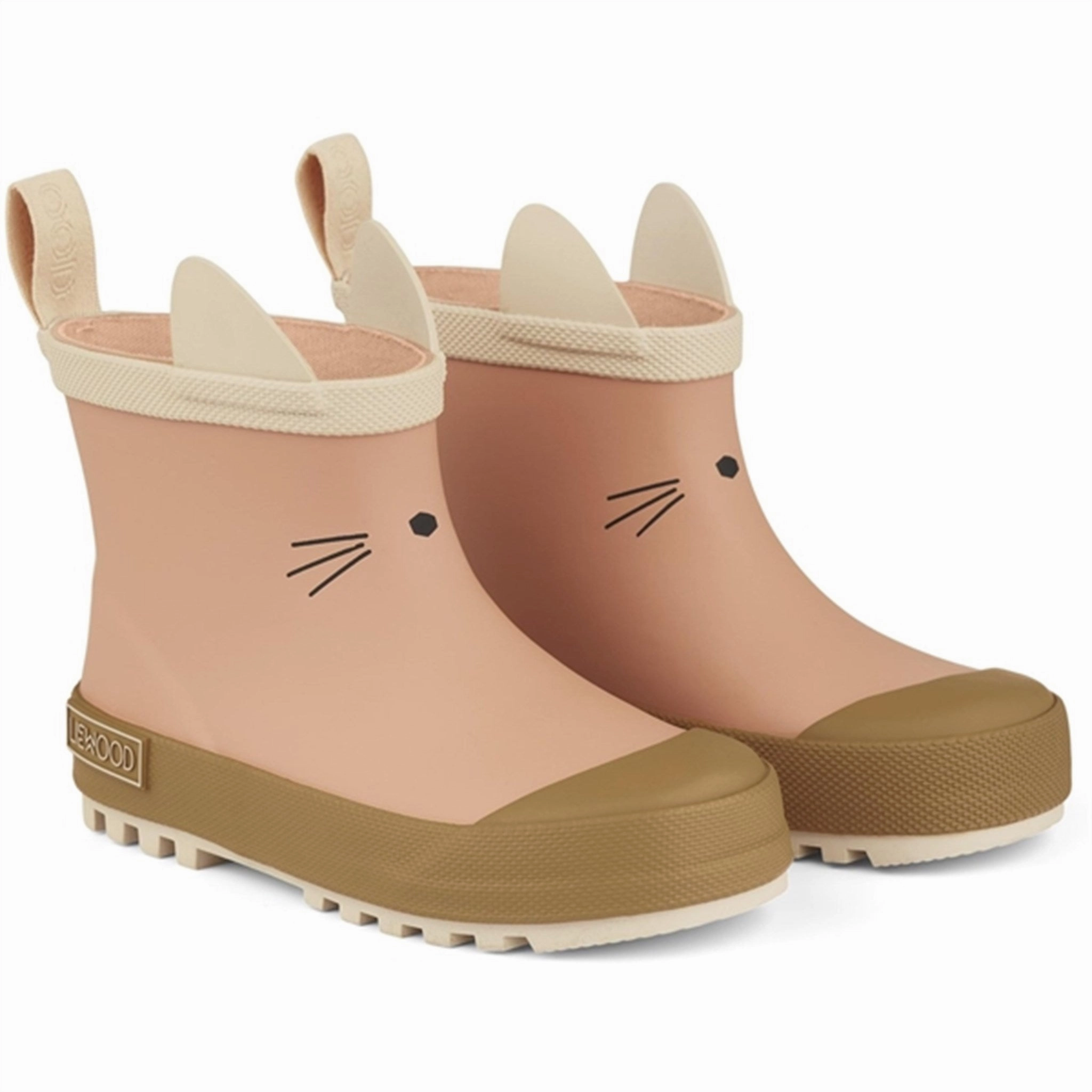 Liewood Tekla Gummistvler Cat/Tuscany Rose Mix Kids Rain Boots with free shipping