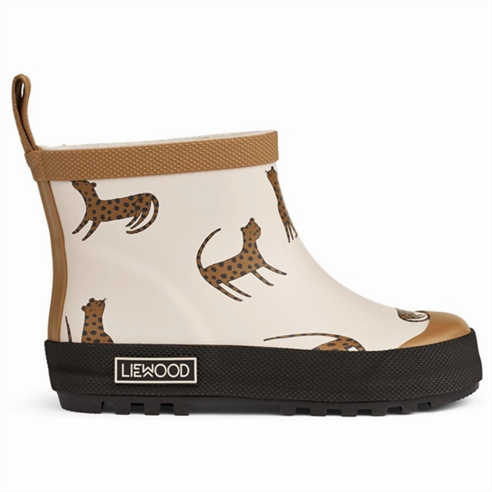 Liewood Tekla Printed Rainboot Leopard Sandy Kids Rain Boots with free shipping