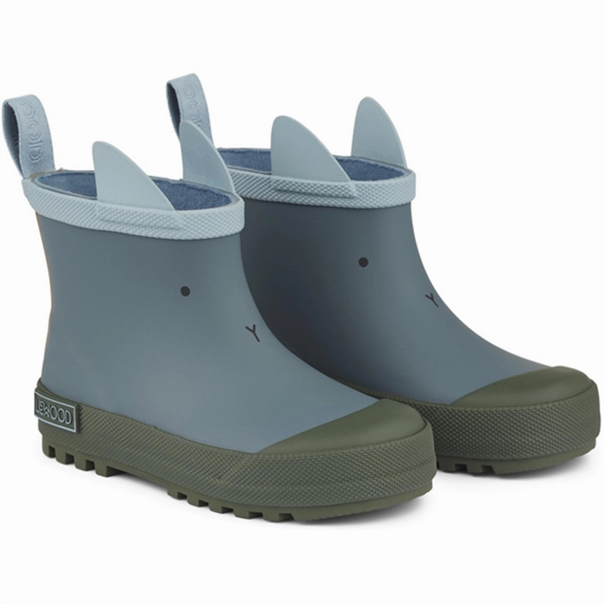 Liewood Tekla Rubber Boots Rabbit/Whale Blue Mix Kids Rain Boots with free shipping
