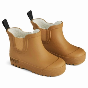 Liewood Ziggy Thermo Rain Boots Golden Caramel Kids Thermo Boots discount price
