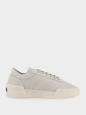 Light Grey Aerobic Low Leather Sneaker Promo deal Mens Sneakers