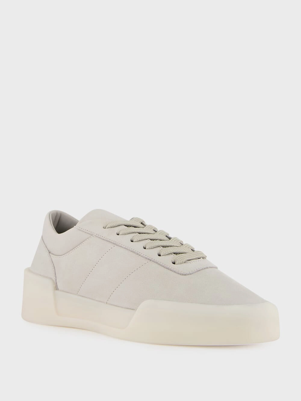 Light Grey Aerobic Low Leather Sneaker