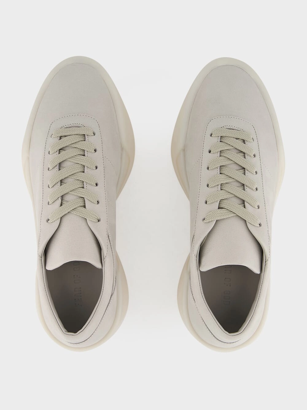 Light Grey Aerobic Low Leather Sneaker