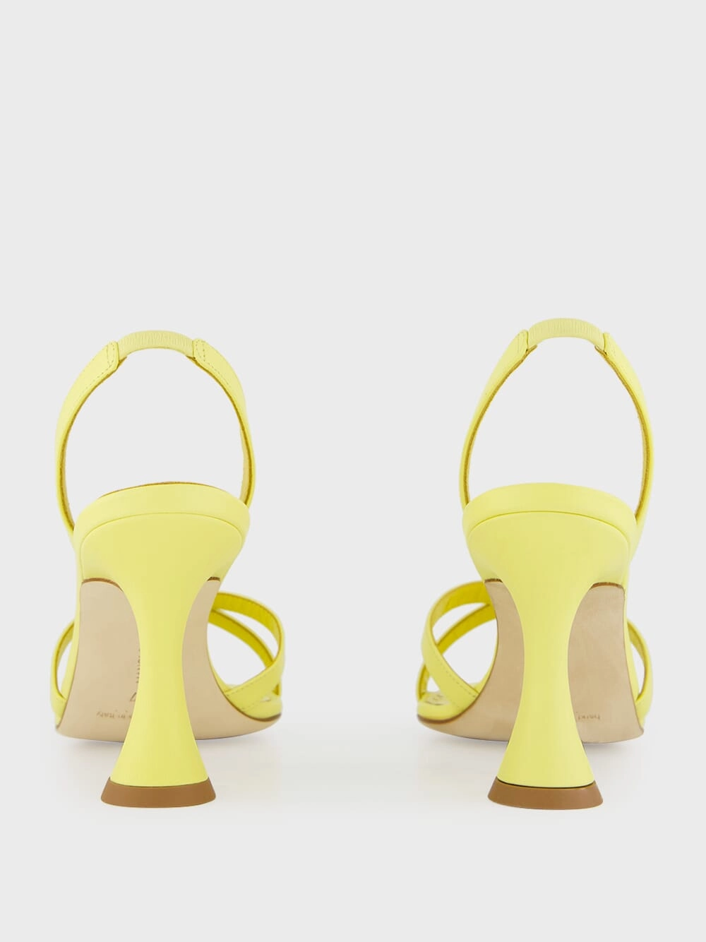 Light Yellow Ammoursli Nappa Sandals