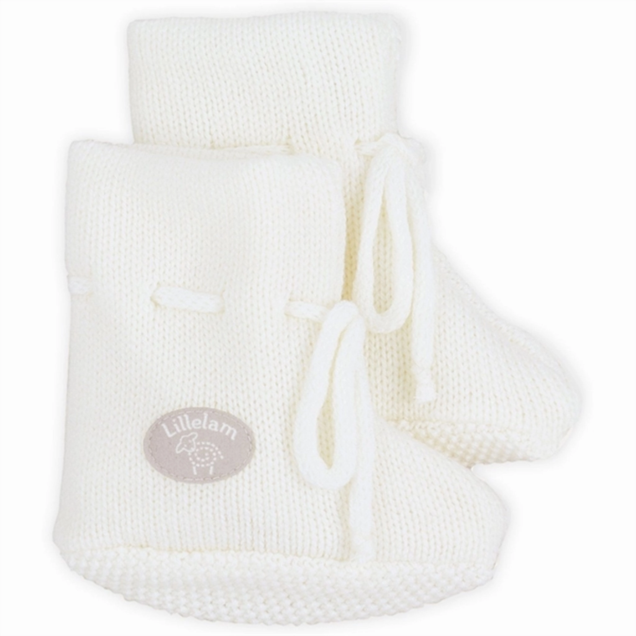 Lillelam Indoor Shoes Classic White Wool Slippers Kids clearance