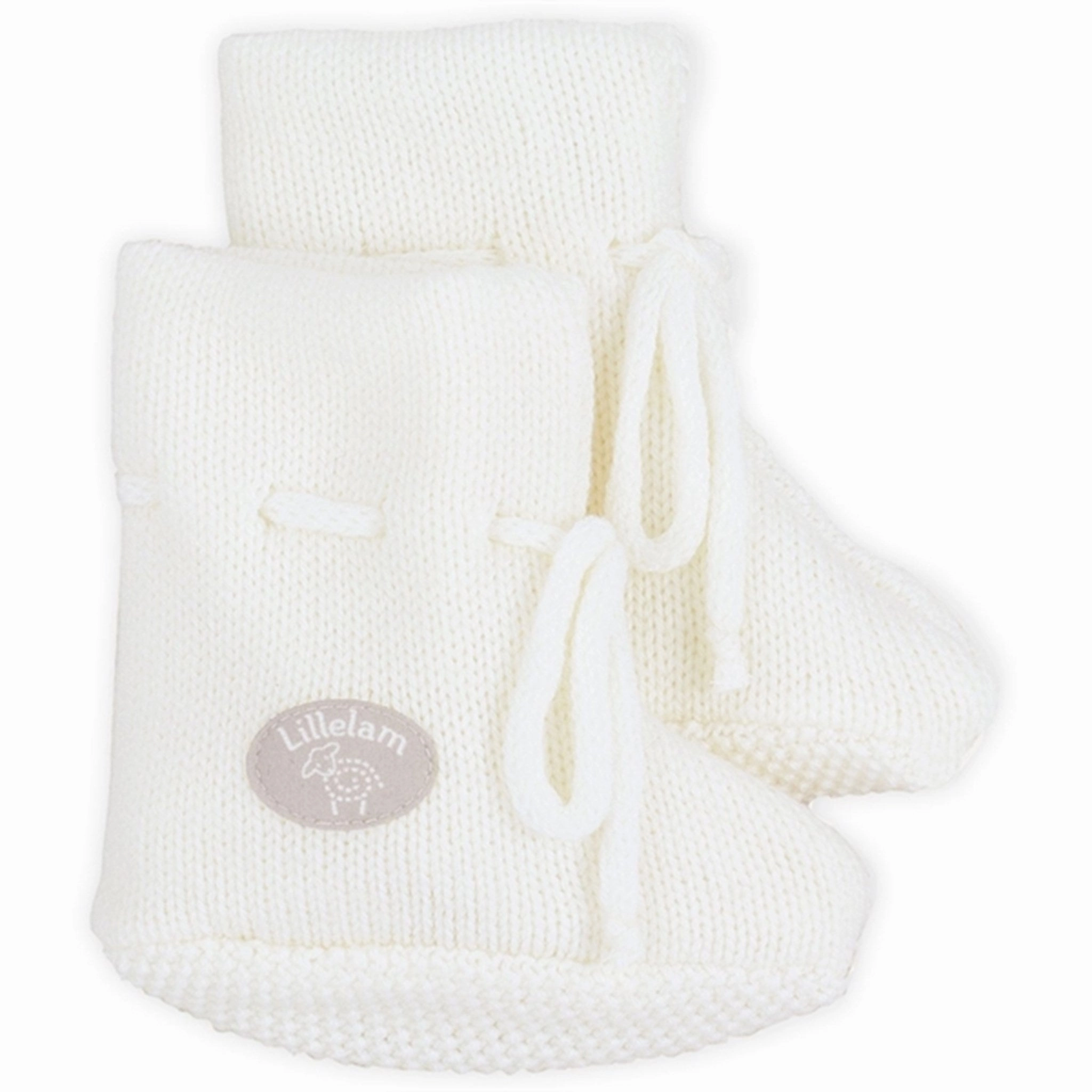 Lillelam Indoor Shoes Classic White Baby Booties soft sole sale
