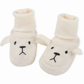 Lillelam Lammi Indoor Shoes Giftbox White Baby Booties soft sole sale