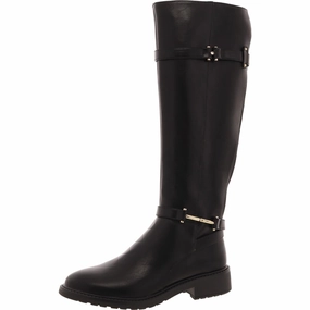 LIVIE Womens Block Heel Man Made Knee-High Boots Sale on Womens Trendy Boots