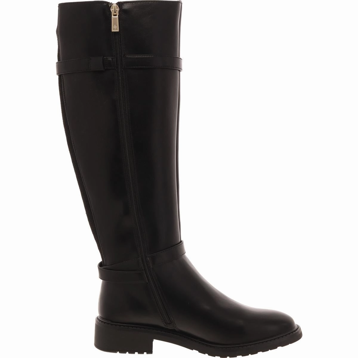 LIVIE Womens Block Heel Man Made Knee-High Boots