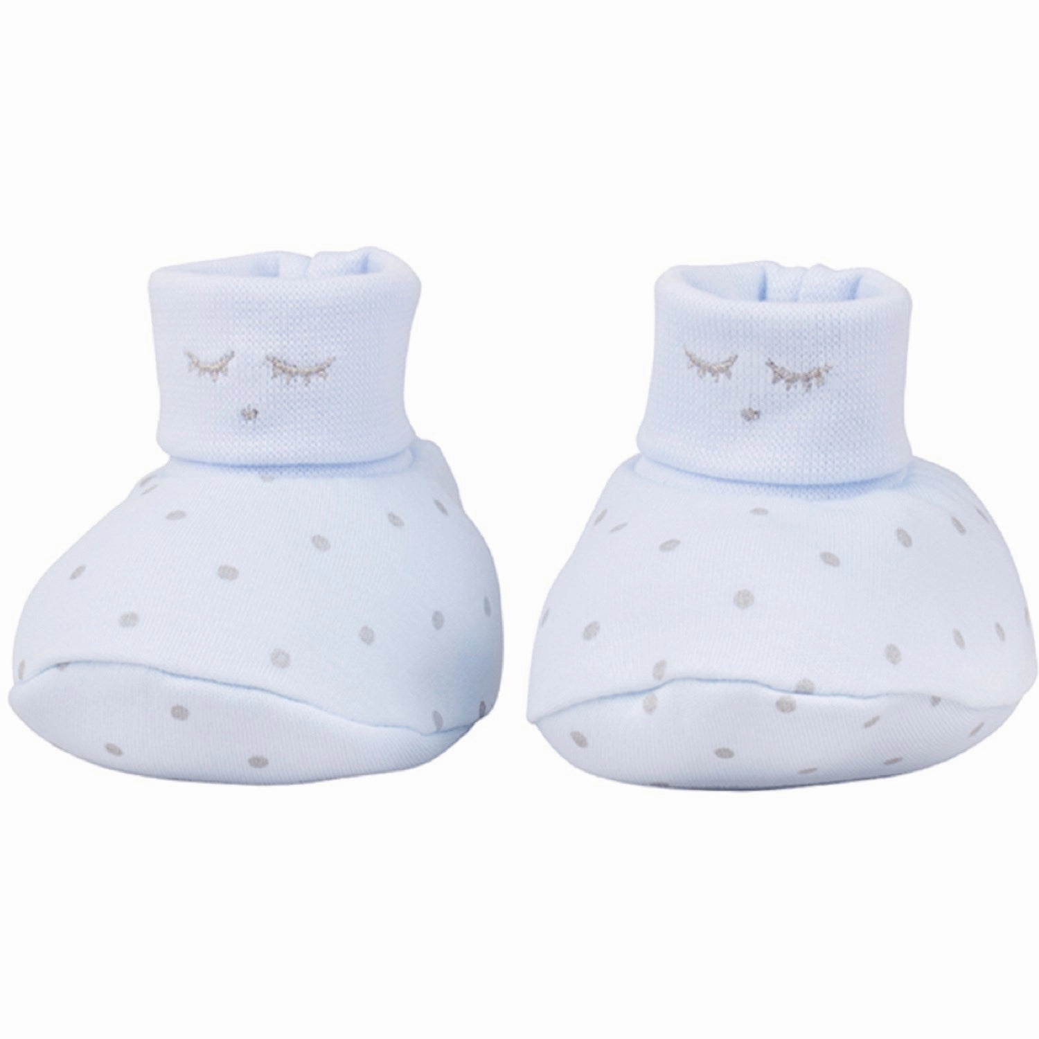 Livly Baby Blue Saturday Footies Baby Booties soft sole sale