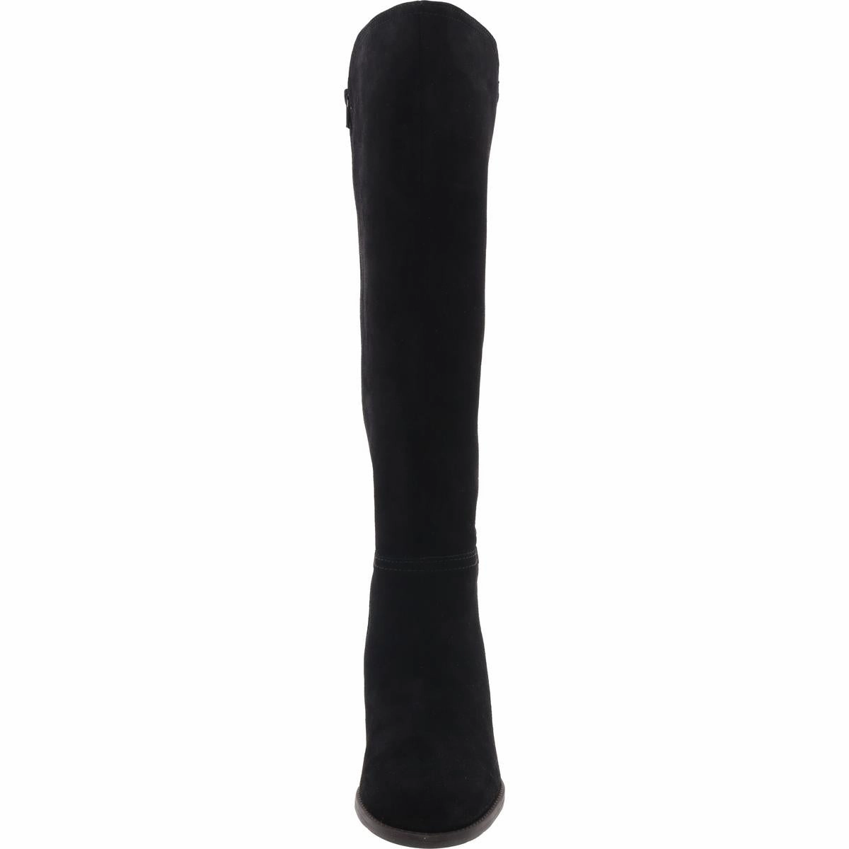 LK-BONNAY-W Womens Zipper Leather Knee-High Boots