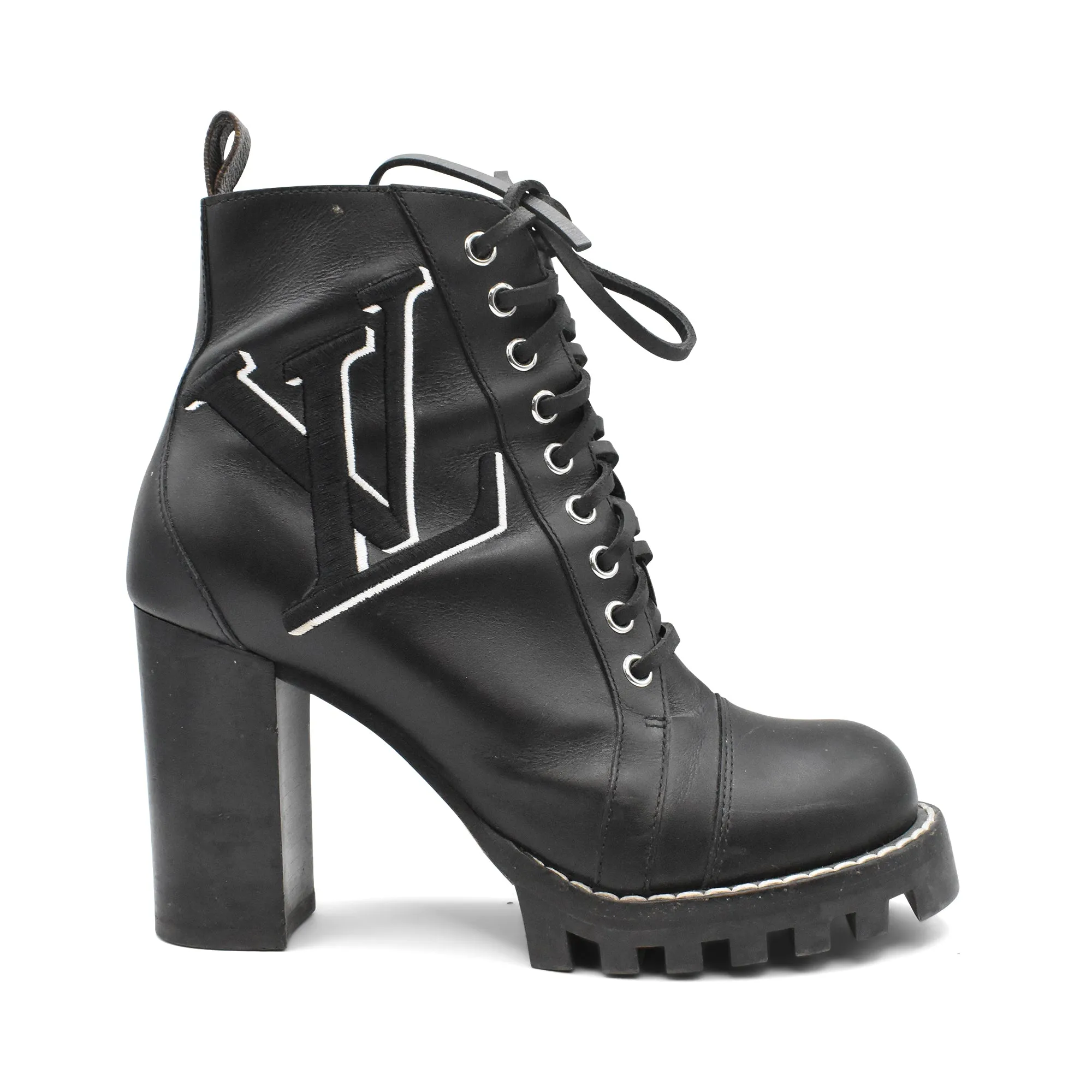 LOUIS VUITTON Black SIZE 39.5 Boots Buy Womens Boots at outlet price