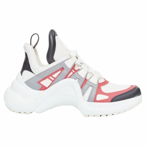 Louis Vuitton pink white archlight sneakers Best-selling Womens Sneakers