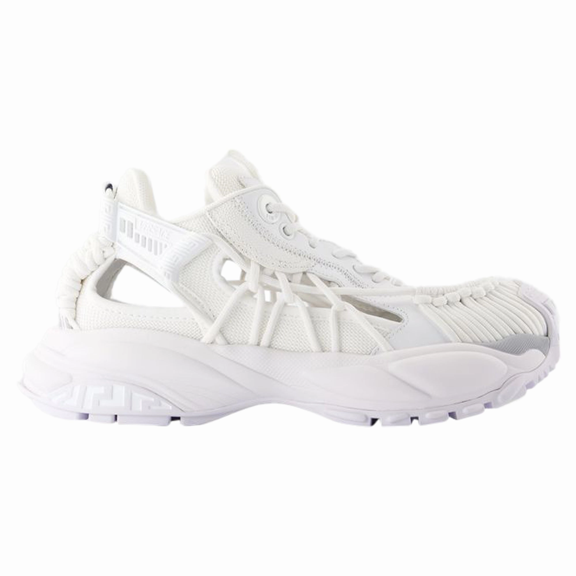Low Top Sneakers - Versace - Leather - White Fashion Womens Sneakers outlet