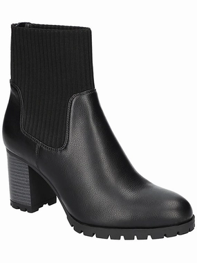 Lucia Womens Faux Leather Zip Up Ankle Boots Affordable Womens Boots online