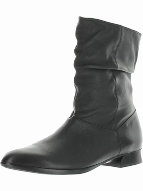 Lynette Womens Leather Zipper Mid-Calf Boots Sale on Womens Trendy Boots