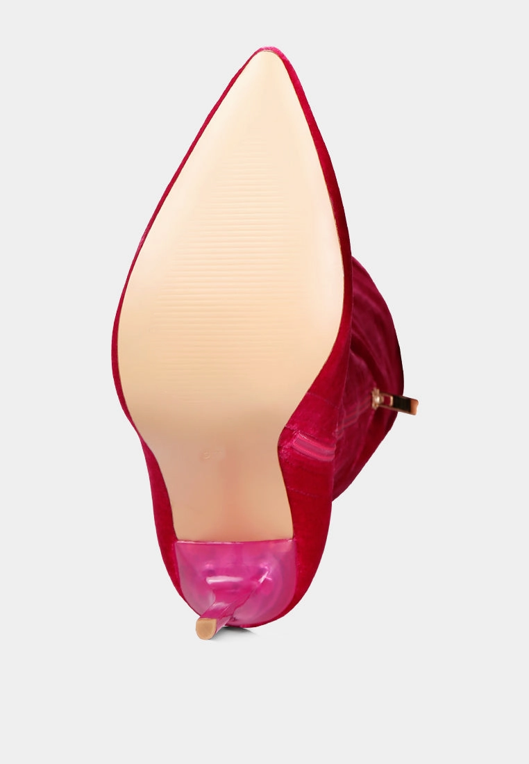 madmiss stiletto calf boots