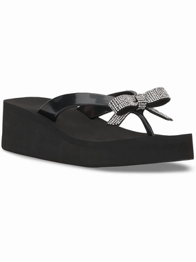 MAGENTAF Womens Slip On Thong Wedge Sandals Promo Womens Sandals with style