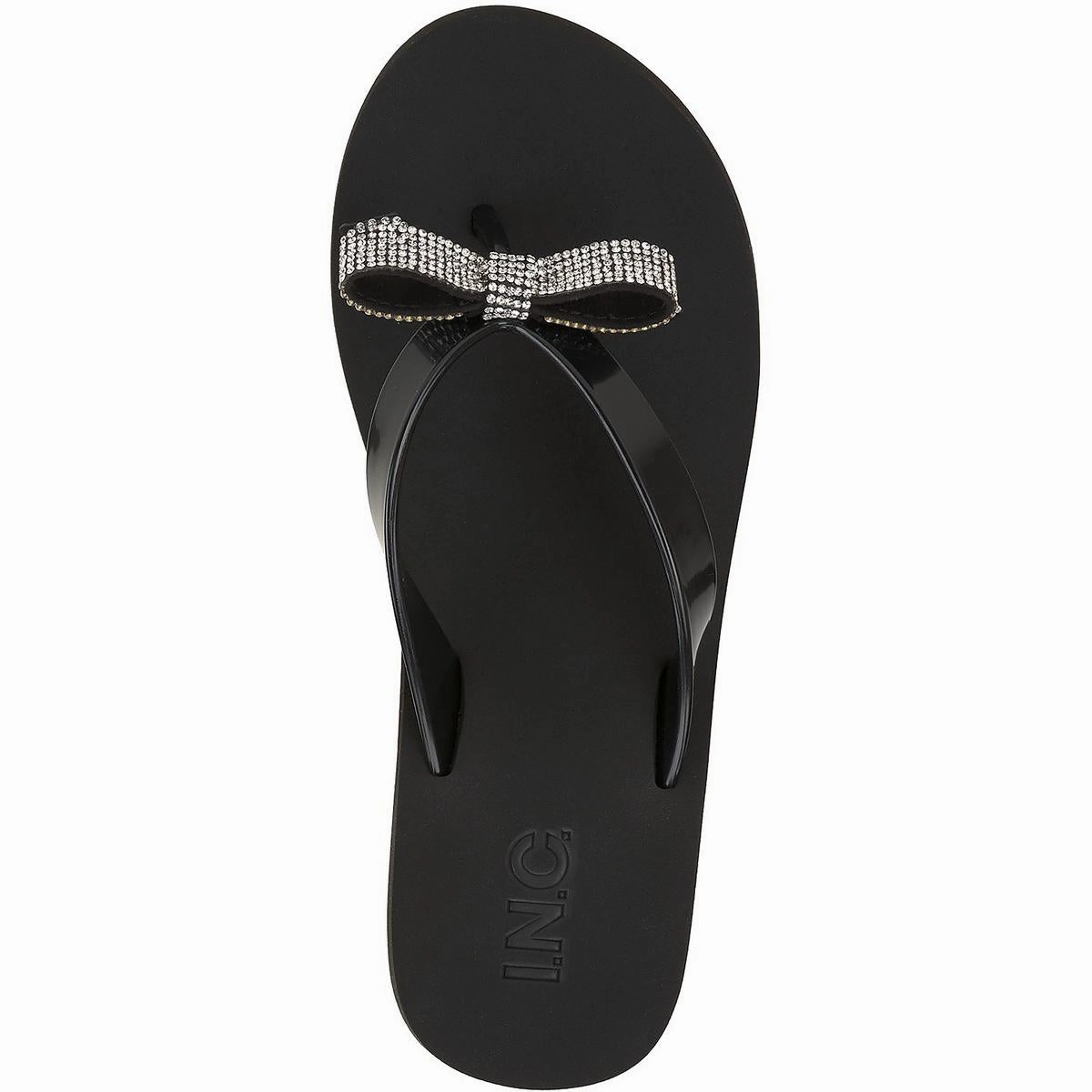 MAGENTAF Womens Slip On Thong Wedge Sandals