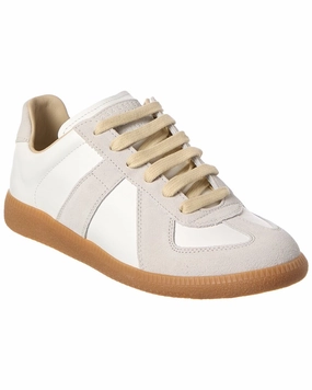 Maison Margiela Replica Leather & Suede Sneaker Trendy Sneakers for Women