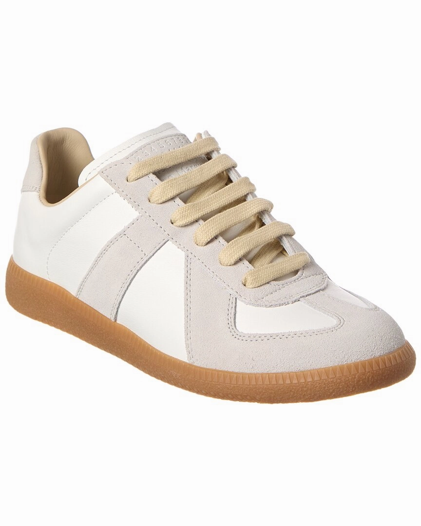 Maison Margiela Replica Leather & Suede Sneaker Trendy Sneakers for Women