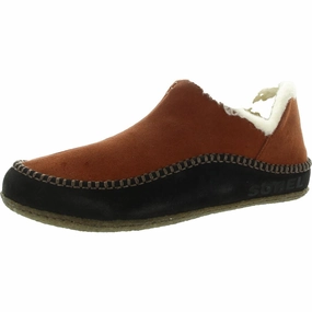 Manawan II Mens Slippers Lined Moccasin Slippers Mens Slippers clearance sale