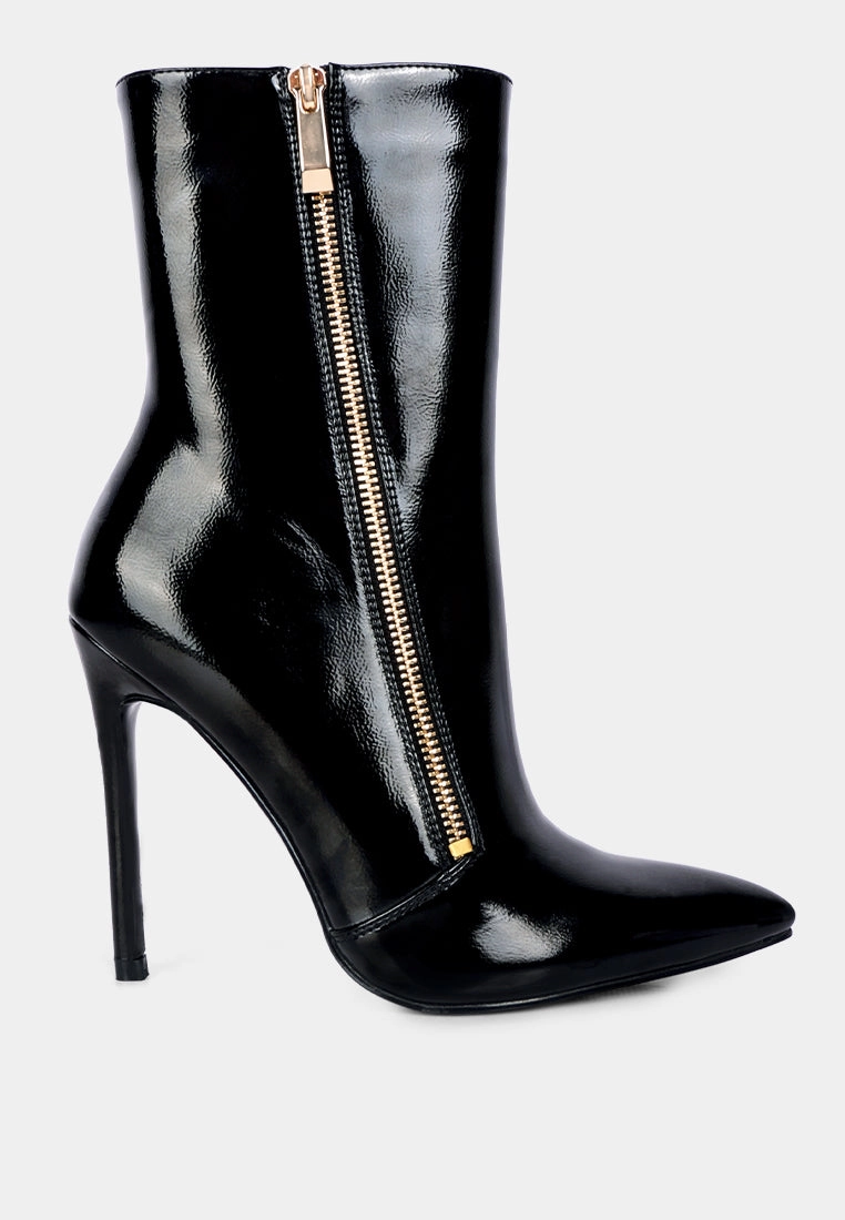 mania high heeled ankle boots