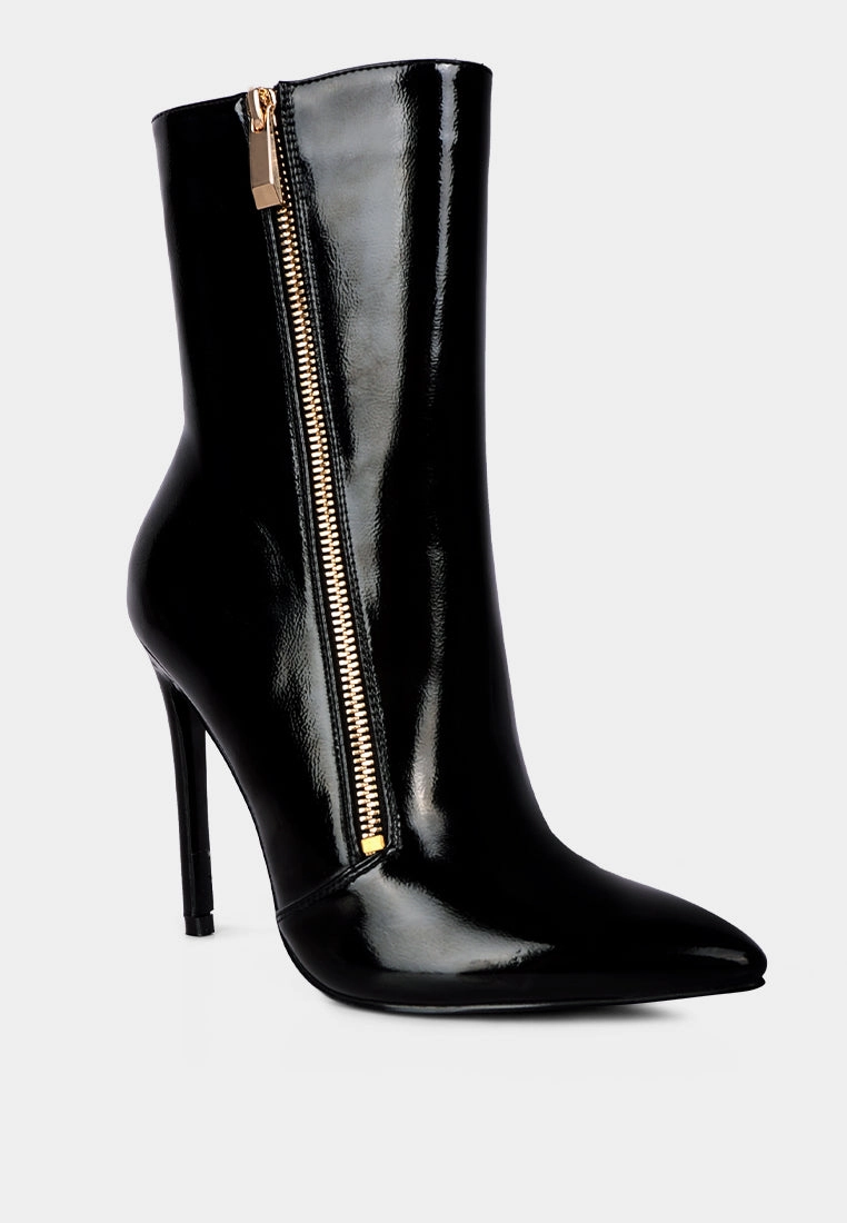 mania high heeled ankle boots