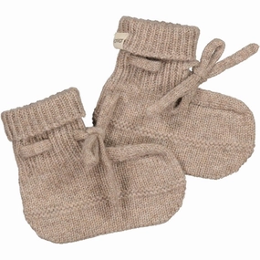 MarMar Linseed Melange Cashmere Abootie Booties Wool Slippers Kids clearance