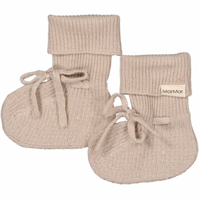 MarMar New Born Light Merino Grey Sand Abootie Booties Baby Booties soft sole sale
