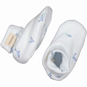 MarMar New Born Modal Smooth Print Dolphin Booties Baby Booties soft sole sale