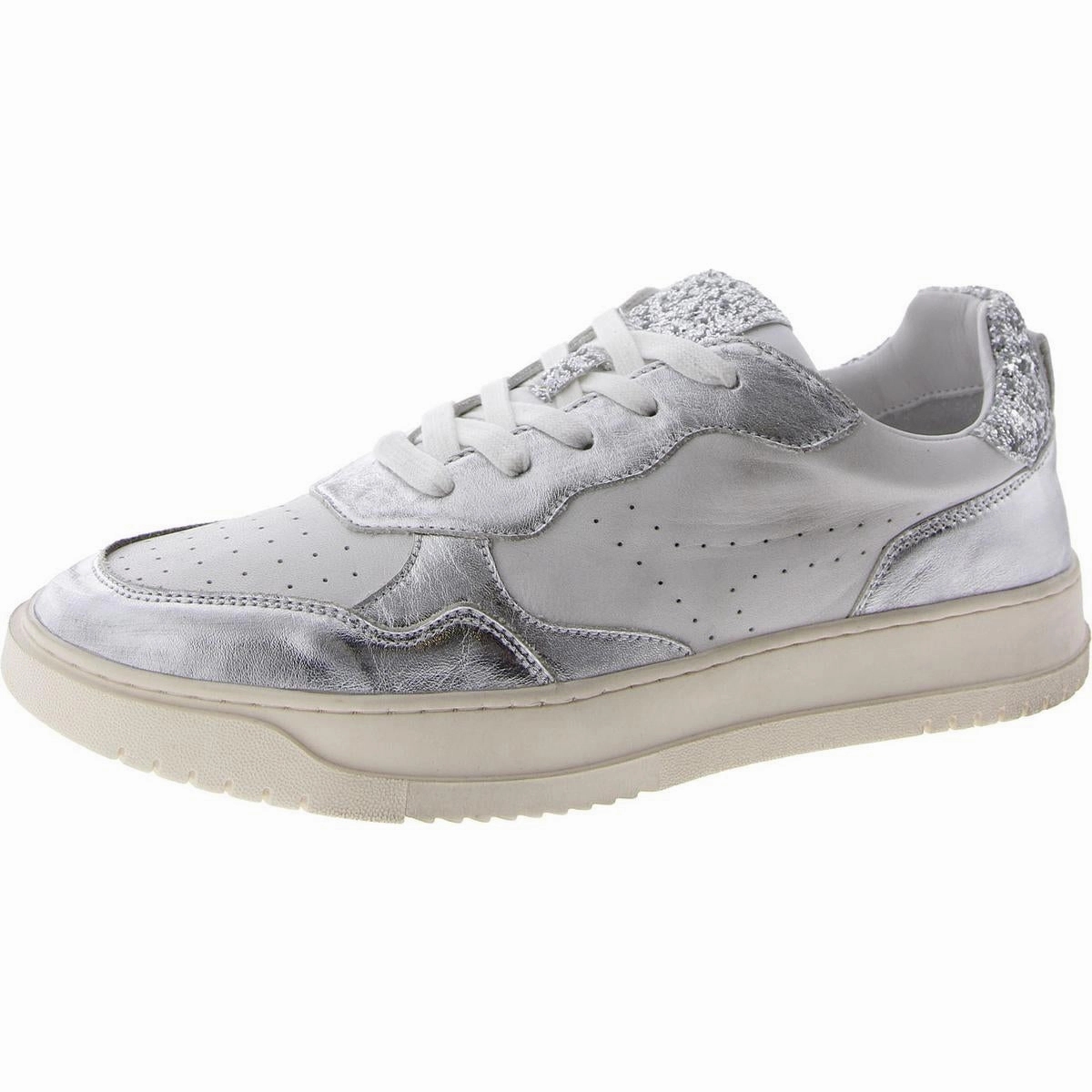 Medal Womens Leather Glitter Casual And Fashion Sneakers Sale on Womens Lifestyle Sneakers