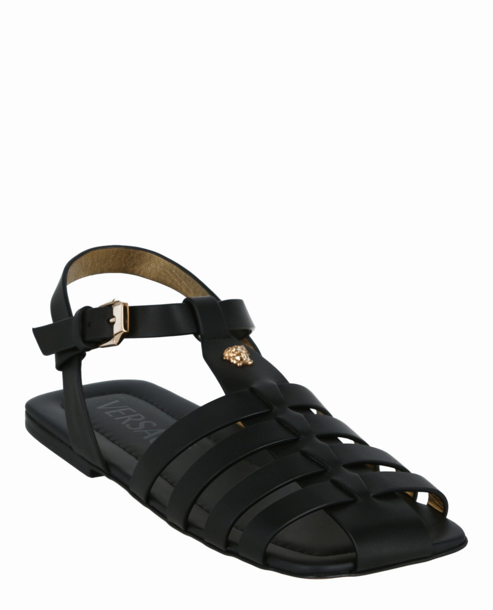 Medusa Leather Fisherman Sandals