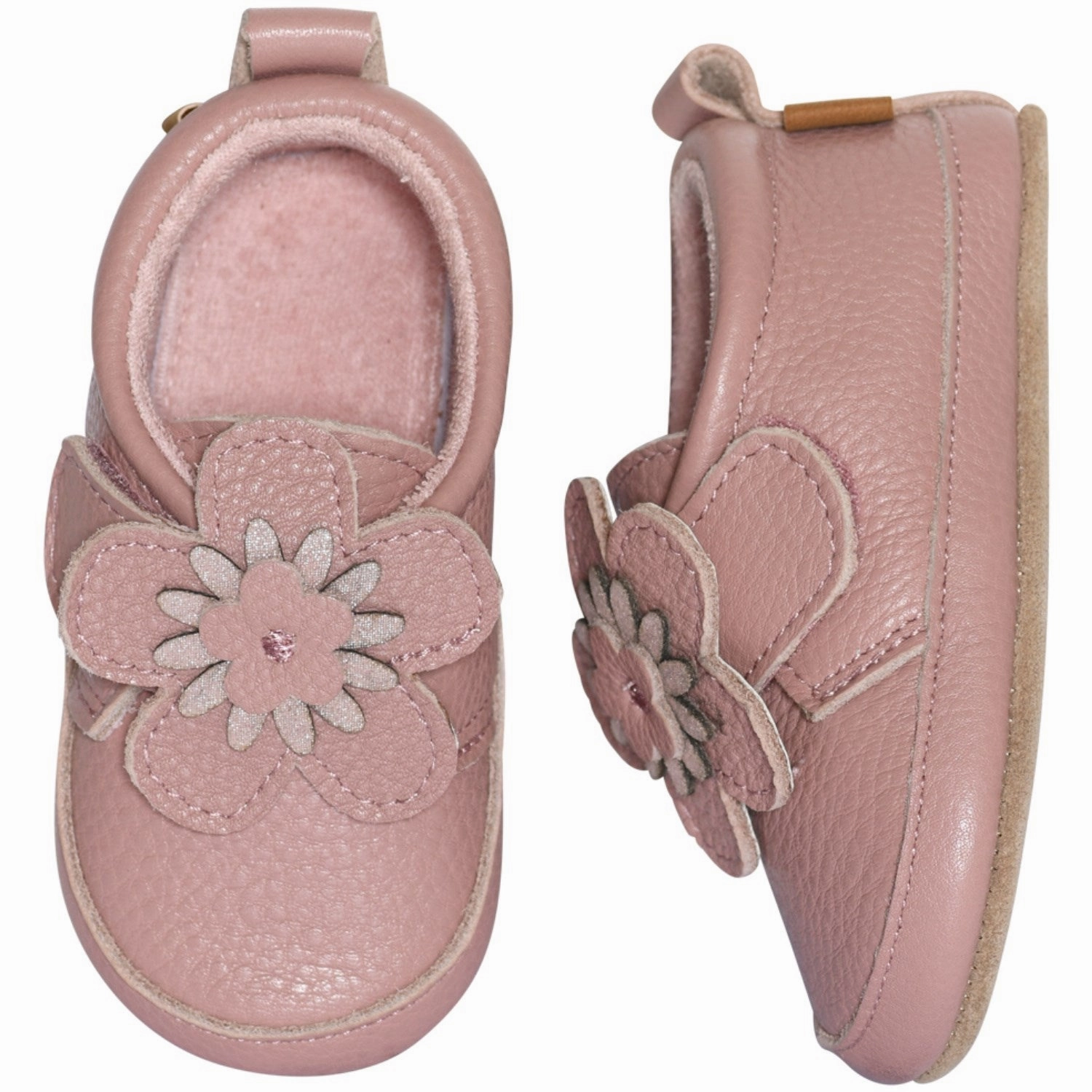 MELTON Ash Rose Daisy leather slippers House Slippers for Kids on sale