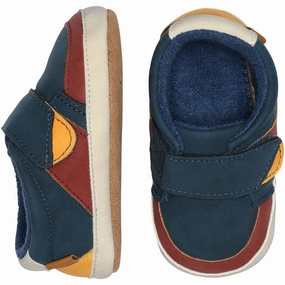MELTON Blue Sneaker hjemmesko House Slippers for Kids on sale