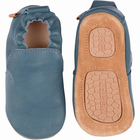 MELTON Delicate Leather Slippers Oceanview House Slippers for Kids on sale