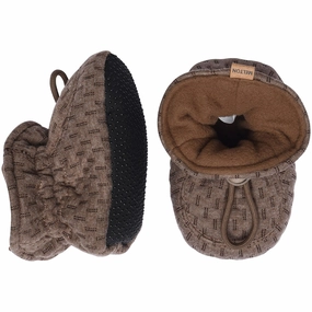 MELTON Denver Melange Struktur tekstil hjemmesko House Slippers for Kids on sale