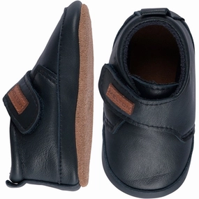 MELTON Leather Slippers Classic Marine House Slippers for Kids on sale