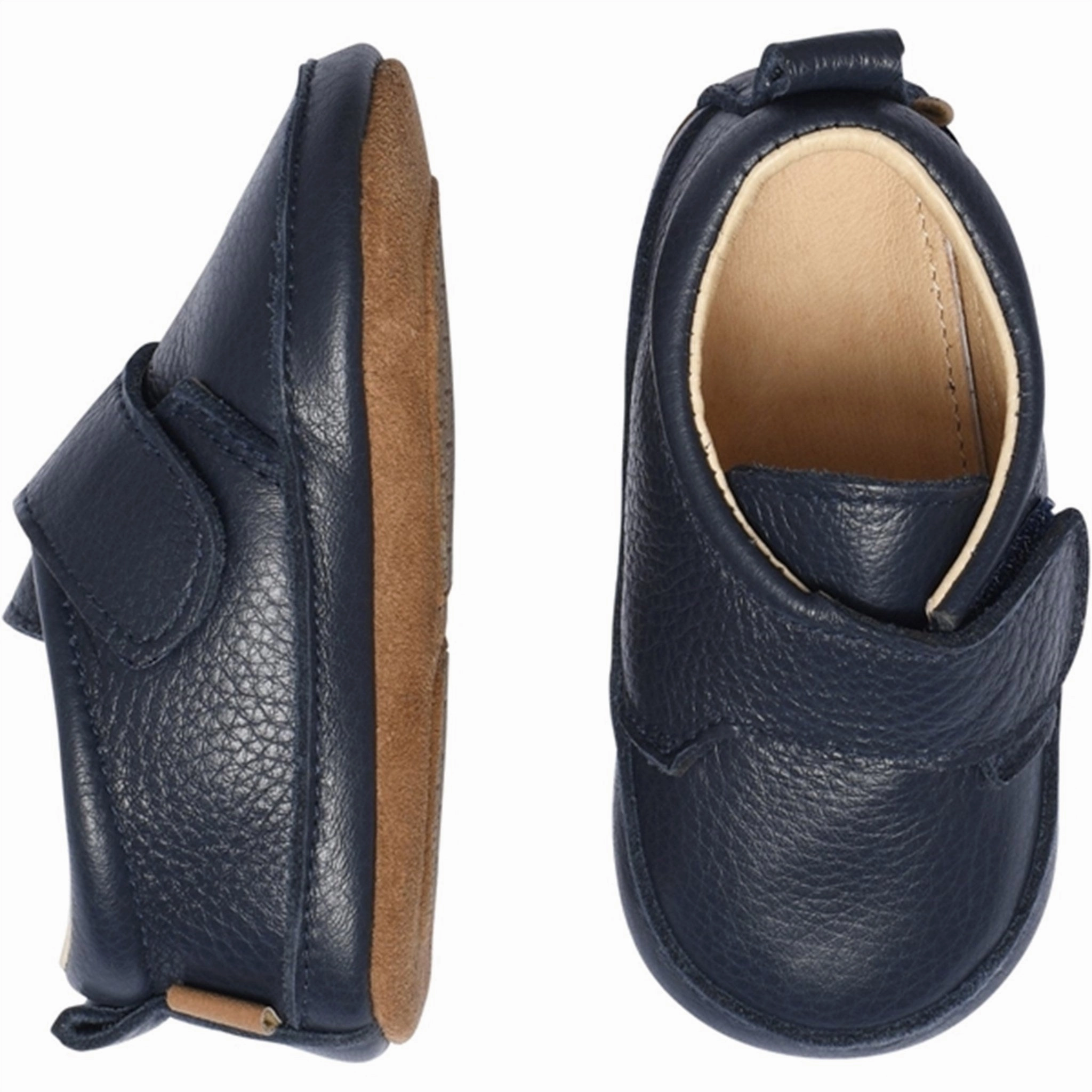 MELTON Leather Slippers Luxury Marine House Slippers for Kids on sale
