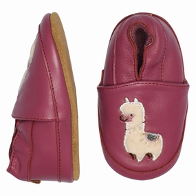 MELTON Red Violet Lama lder hjemmesko House Slippers for Kids on sale