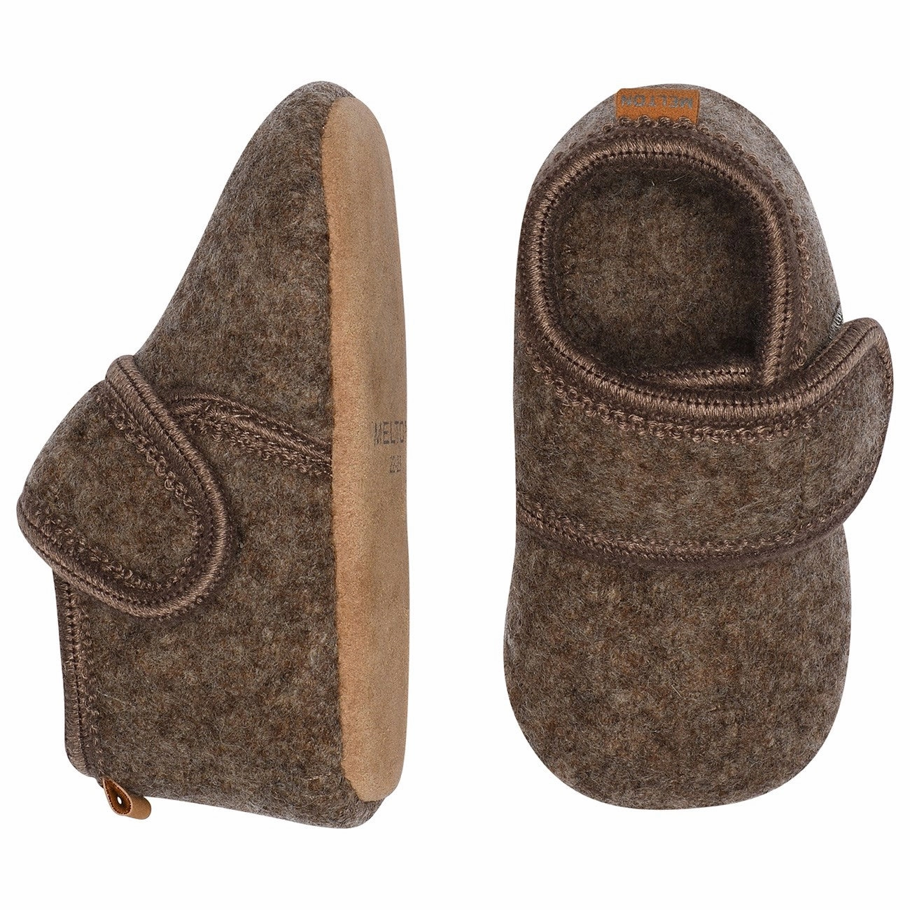 MELTON Wool Slippers Classic Denver Melange House Slippers for Kids on sale