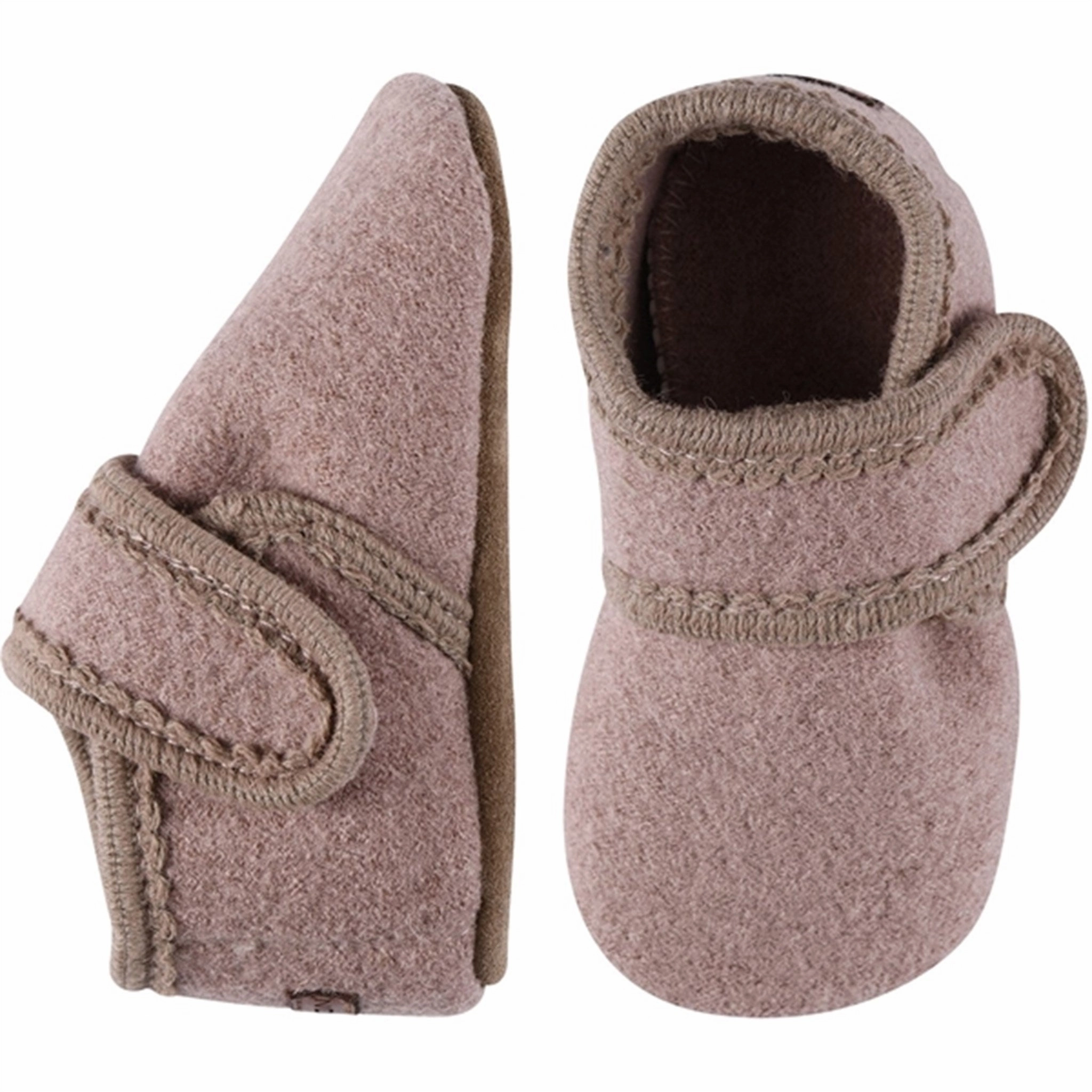 MELTON Wool Slippers Classic Fawn House Slippers for Kids on sale