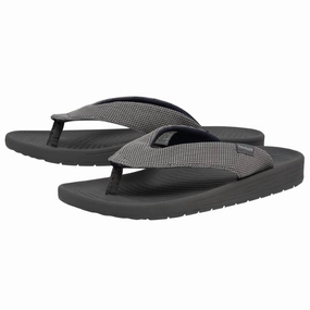 Men Milo Sandal In Grey Discount Mens Beach Sandals