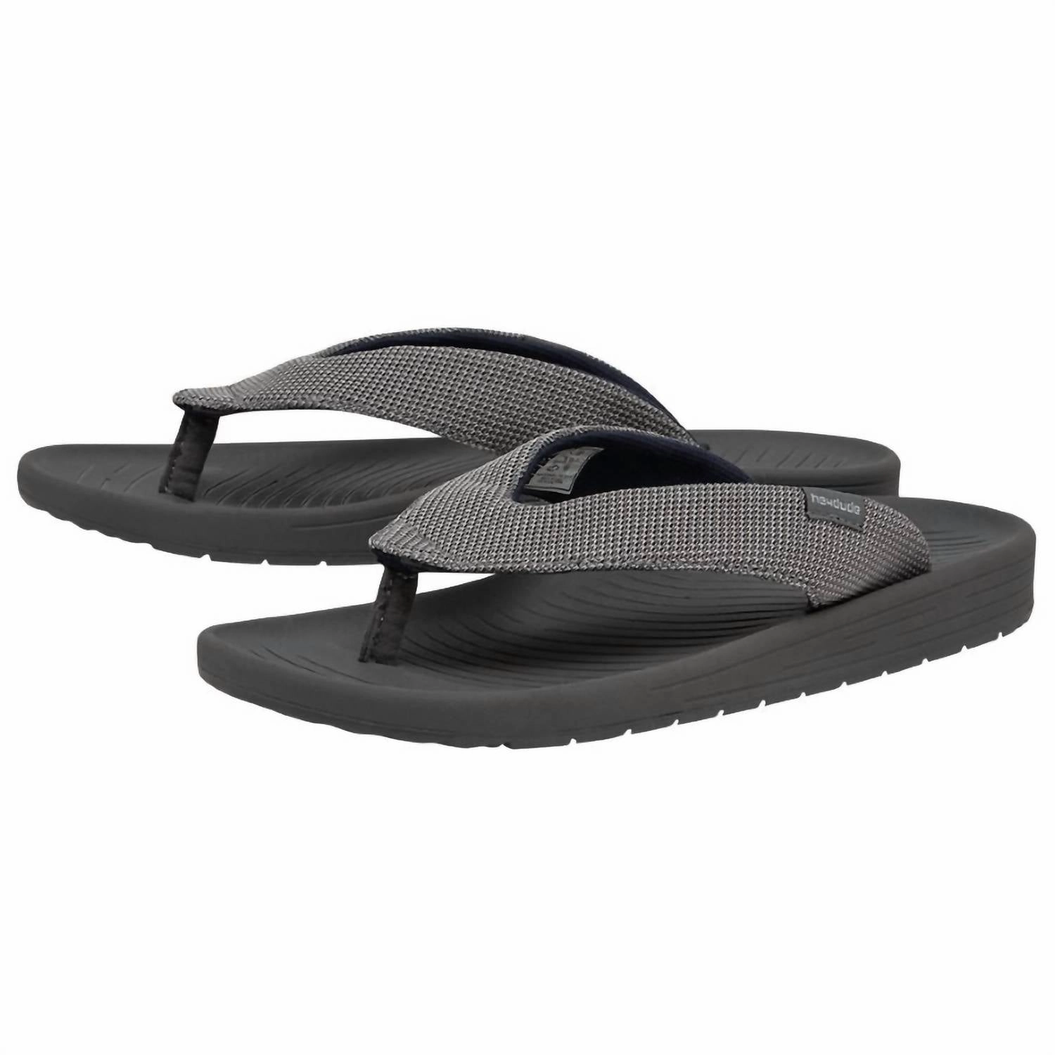 Men Milo Sandal In Grey Discount Mens Beach Sandals