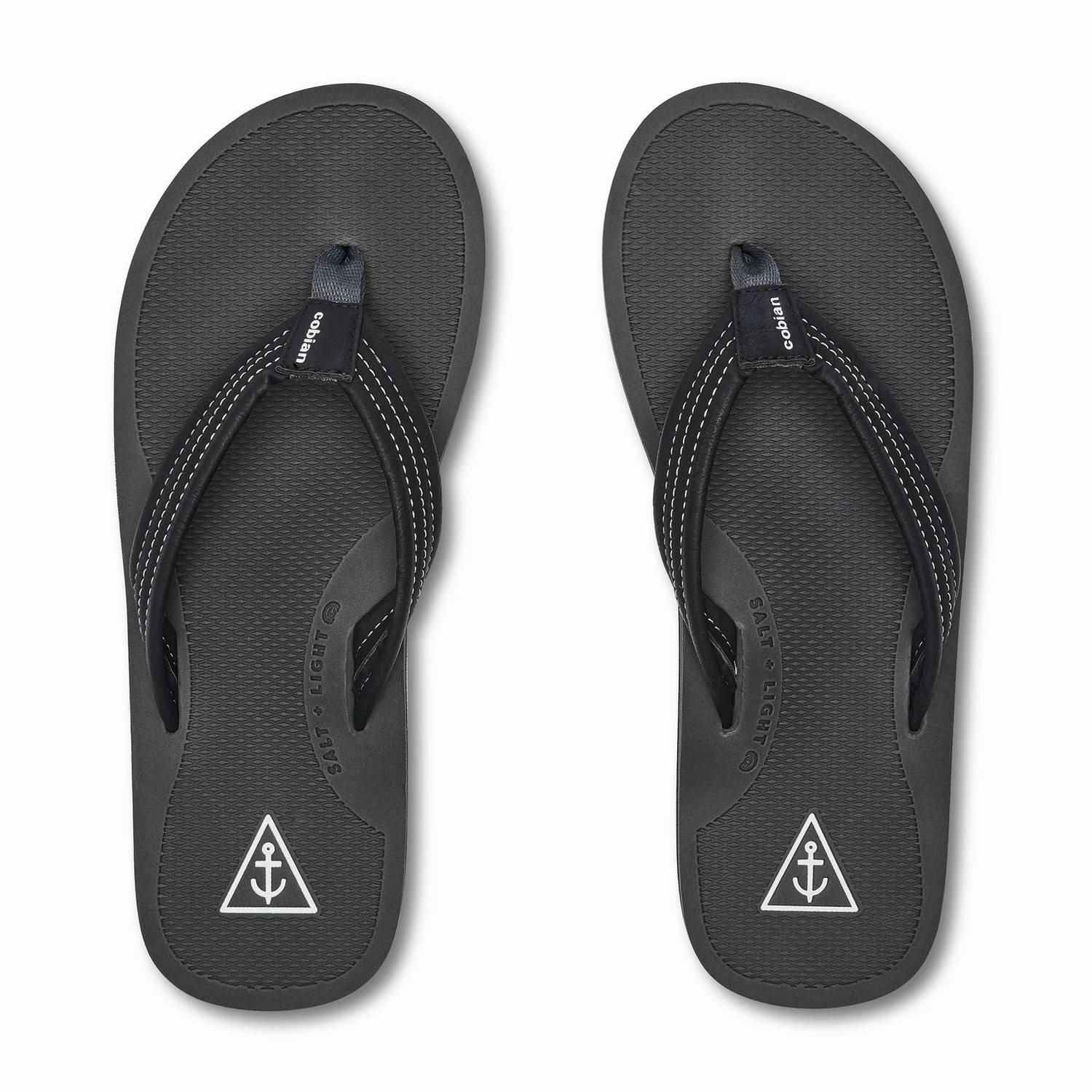 Men's Anchor Sandals In Black
